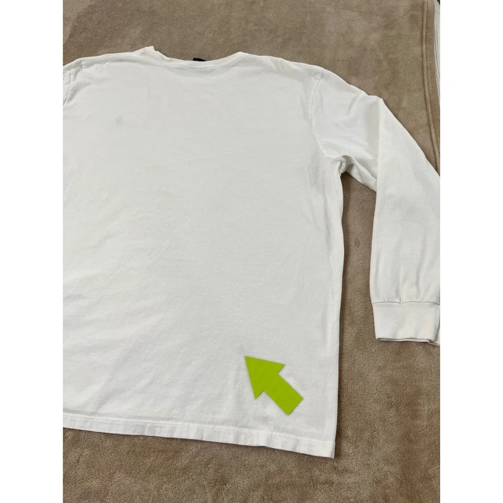 Polo Ralph Lauren T-Shirt Men's 2XL White Cotton Pony Logo Crew Neck long sleeve